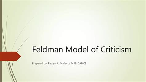 Feldman-Model-of-Criticism.pptx