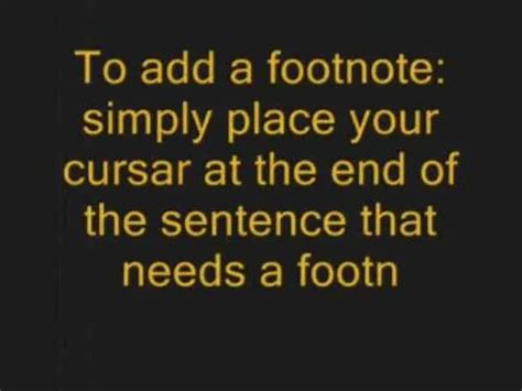 Image result for Adding Footnote