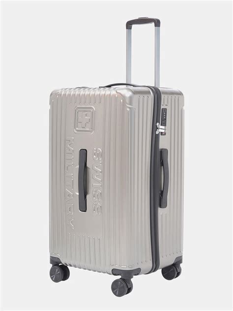 Cuboid Hard Trolley Luggage With TSA Lock – Swiss Military India