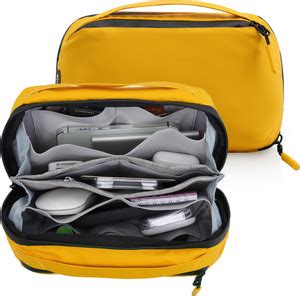 Destinio Electronic Gadget Travel Organizer Bag - Waterproof, Foam ...