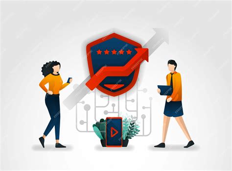 Rating the application security system | Premium Vector