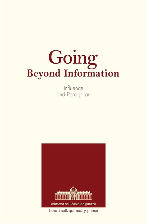Amazon.in: Buy Going beyond information - influence and perception Book ...