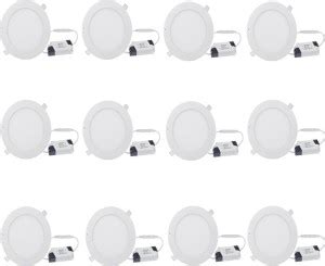 GALAXY 12 watt LED Round Slim Panel Light False Ceiling POP DownLight ...