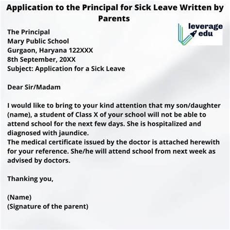 Write an application to the principal. of your school to allow you to ...