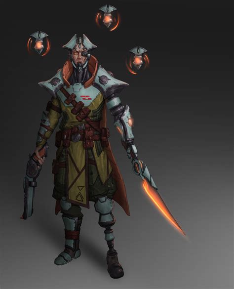 Sci-fi pirate, Stas Chervinskiy on ArtStation at https://www.artstation ...