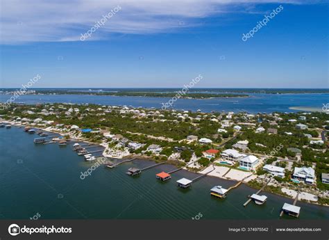 Aerial View Ono Island Orange Beach Alabama Perdido Key Beach — Stock ...