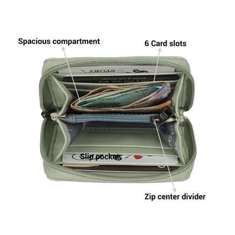 Buy Mochi Women Light-Green Womens Wallets Zip Around Online | SKU: 95 ...