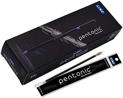 Pentonic 0.7mm Ball Point Pen with Refill | Black Ink | Set of 10 ...