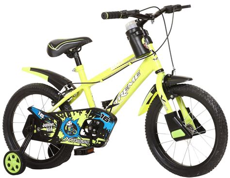 Buy JUNIOR KID Xtreeme 16T Cycle for Kids 4 to 7 Years with Training Wheels KID Cycle for Boys ...