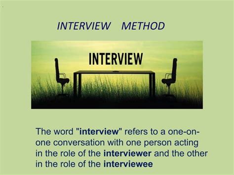 Image result for Interview Method