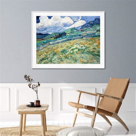 Buy Framed Wall Art Painting Titled: Landscape from Saint-Remy ...