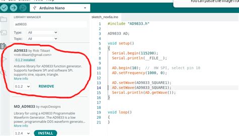 Image result for AD9833 Arduino Projects