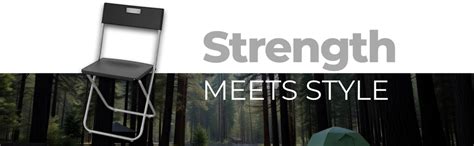 IKEA Steel Foldable/Durable Chair With Cut-Out Handle/Back Rest- Black ...