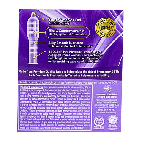 Trojan Her Pleasure Condoms
