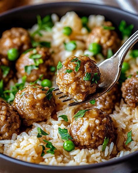 Meatballs and Rice Recipe