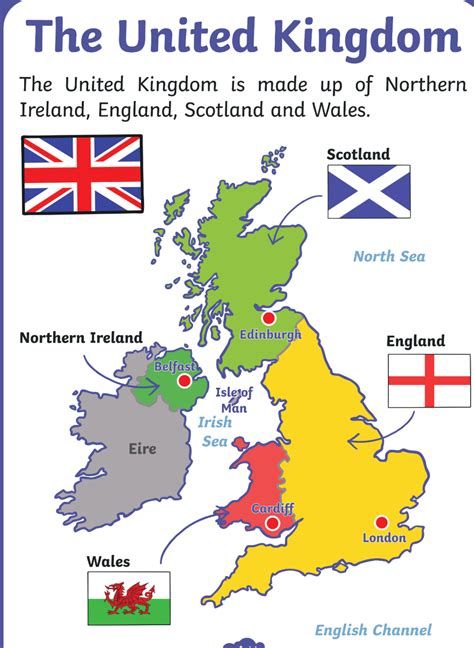 The United Kingdom of Great Britain and Northern Ireland in 2024 | Map ...
