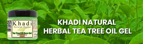 Khadi Natural Herbal Tea Tree Oil Gel for Men Women 180gm | With ...