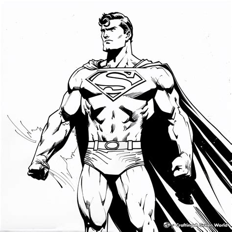 Superman Coloring Pages - Free & Printable!