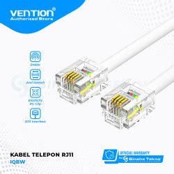 Jual Vention kabel Line Telepon RJ11 Telp Telfon Telpon - 3 Meter ...