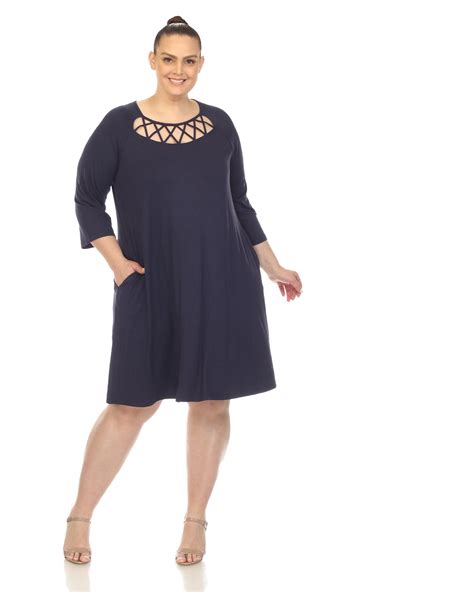 Casual Navy Blue Dress Outfit