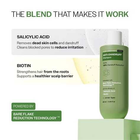 Anti Dandruff Shampoo for Dandruff & Itchy Scalp - Bare Anatomy – Innovist