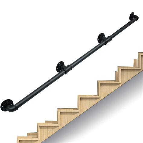 Handrail 1ft 20ft Complete Kit Hand Railings For Stairs Metal ...