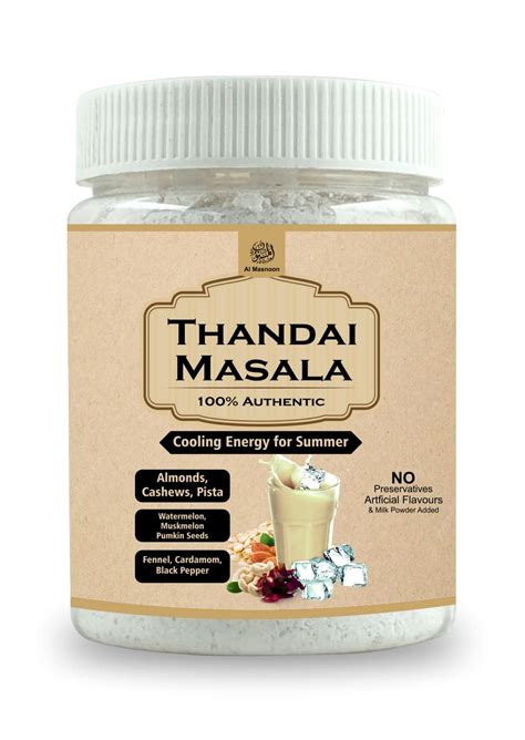 AL MASNOON Thandai Masala / Cooling Energy for Summer 250g : Amazon.in ...