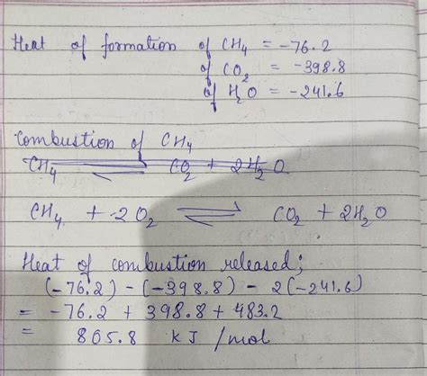 46. What will be the amount of heat evolved by burni 10 L of methane ...