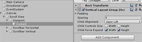 Image result for Dynamic Content Scroll Unity