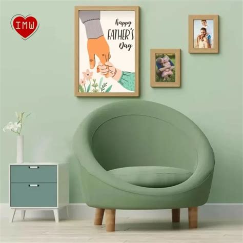 Happy Father's Day Customised Wall Hanging Frame | 3 Photos