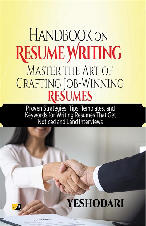 Handbook On Resume writing Master the Art Of Crafting Job- Winning ...