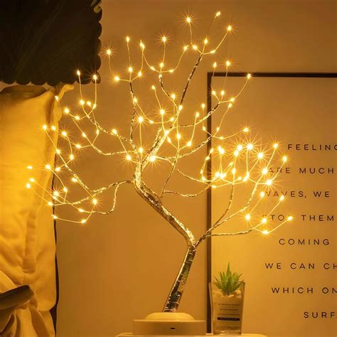 Buy One94Store Bonsai Desk Fairy Tree Lamp/LED Light, Table Decor for ...