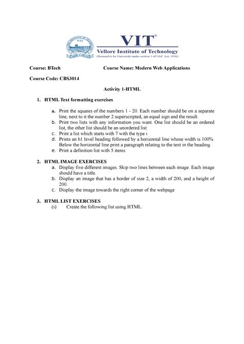 VL2021220503841 AST01 assignment dA-2 - Course: BTech Course Name ...