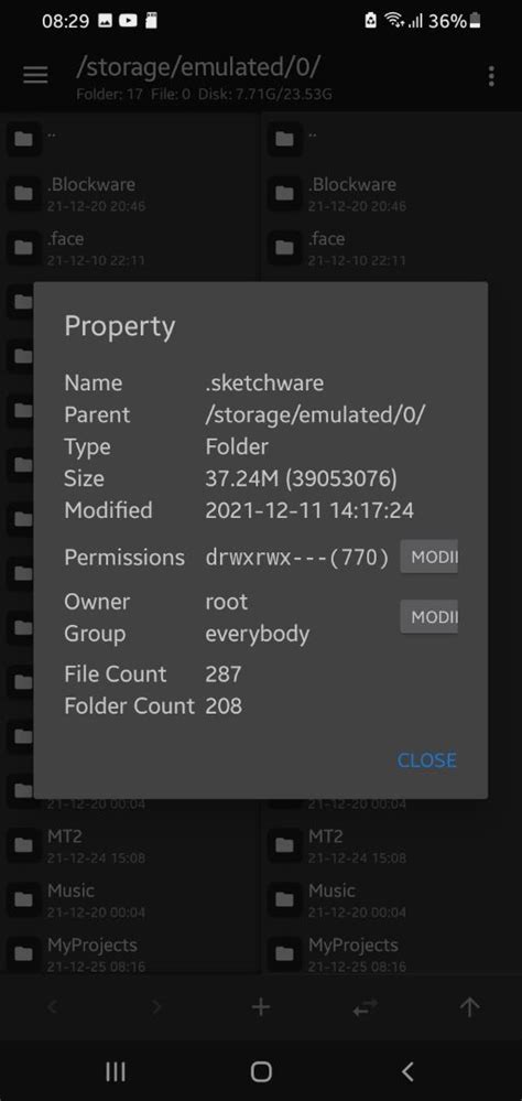 Sketchub • Folder Size / File Size
