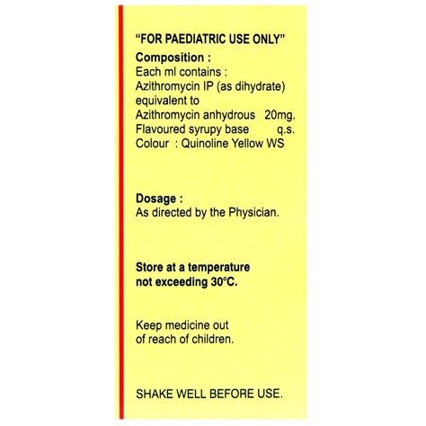 Azax 100 mg Suspension | Uses, Side Effects, Price | Apollo Pharmacy