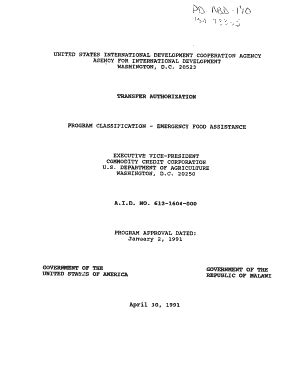 Fillable Online pdf usaid UNITED STATES INTERNATIONAL DEVELOPMENT ...