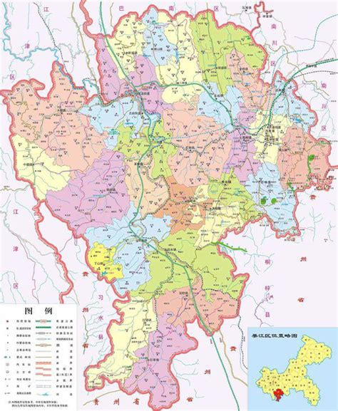 （重庆市）綦江区概况-地理条件、地质地貌、气象水文、地形图水系图-县域概况-大牛工程师