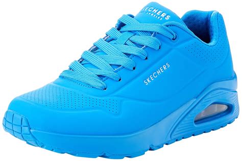 Skechers Mens UNO - Stand ON AIR Blue Casual Sneakers, 8 UK : Amazon.in ...