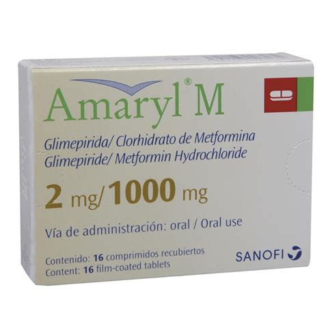 Amaryl M 2/1000Mg Tabletas - FarmaciaRD