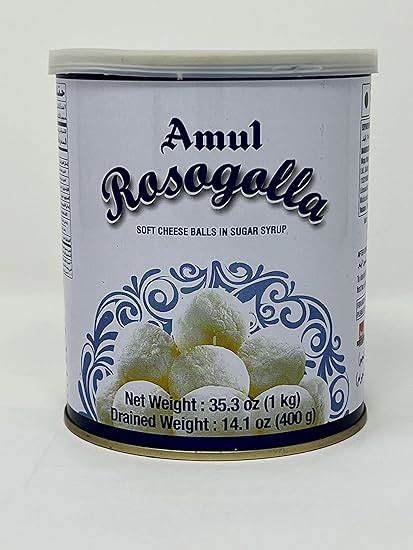 Amul Rosogolla Tin, 1kg : Amazon.in: Grocery & Gourmet Foods