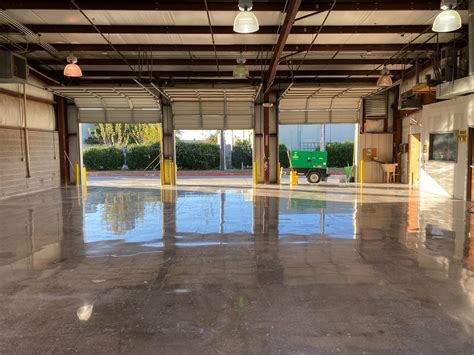 Arkansas Polished Concrete Shop Floor