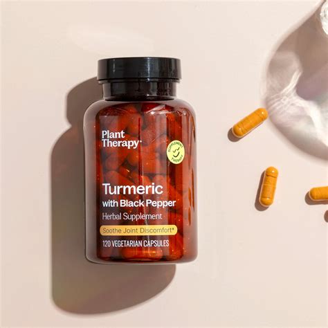 Turmeric With Black Pepper Supplements | Plant Therapy