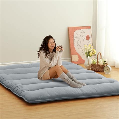 Historyli Japanese Futon Mattress Queen Size,Japanese Style Futon Floor ...