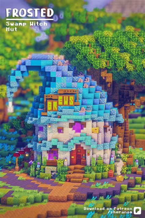 Image result for Minecraft Swamp Hut Tutorial