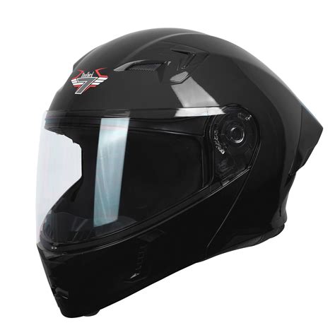 Steelbird SBA-20 7Wings ISI Certified Flip-Up Helmet with Black Spoile ...