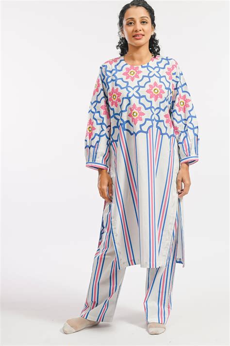 AZUL STRIPE MOSAIC SET – Prachi Kamat