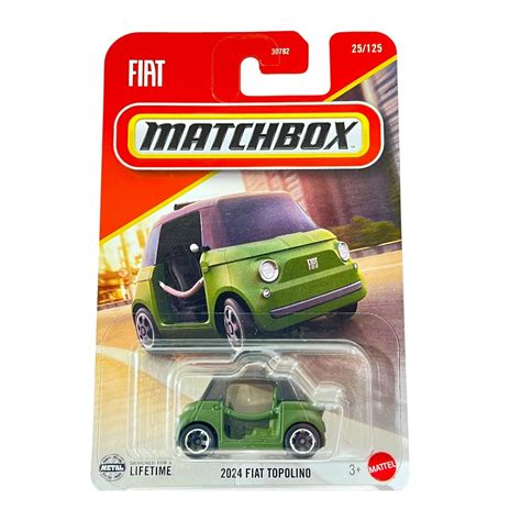 Matchbox 1:64 2024 FIAT Topolino Diecast Car – Collectible Miniature C ...