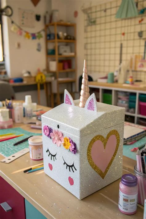 18+ Magical DIY Ideas for Unicorn Valentine Boxes