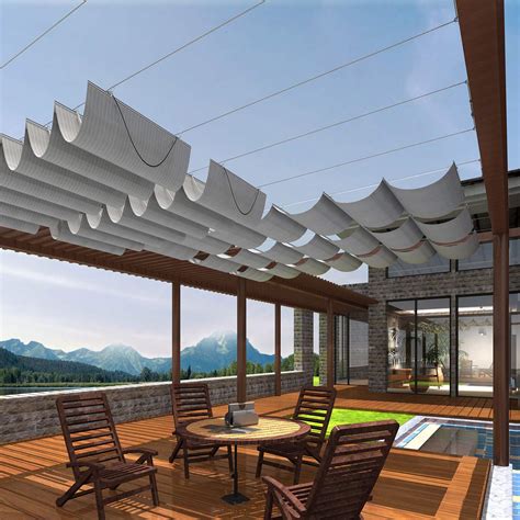 Buy PATIO Pergola Shade Cover for Deck Patio Backyard Canopy Shade ...