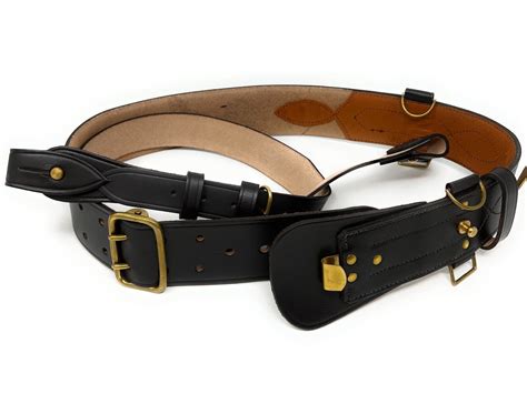 Sam Browne Belt Brown Leather